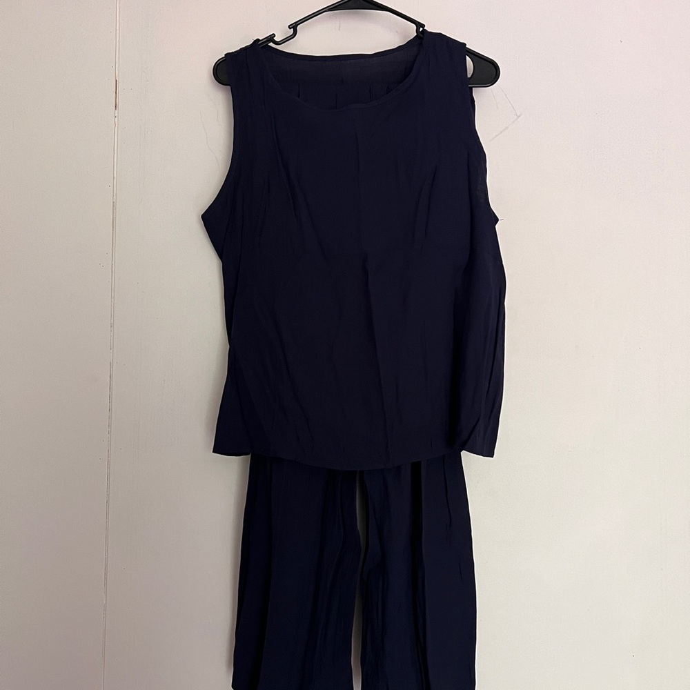 Navy Casual Lounge Set